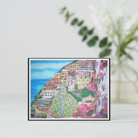 Positano, Italien - Postkarte (Stehend Vorderseite)