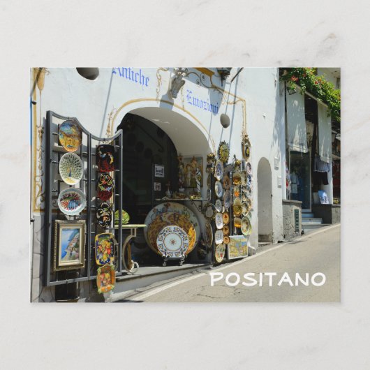 Positano, Italien Postkarte (Vorderseite)