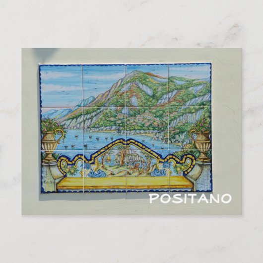 Positano, Italien Postkarte (Vorderseite)