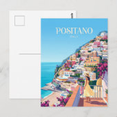 POSITANO ITALIEN POSTKARTE (Vorne/Hinten)