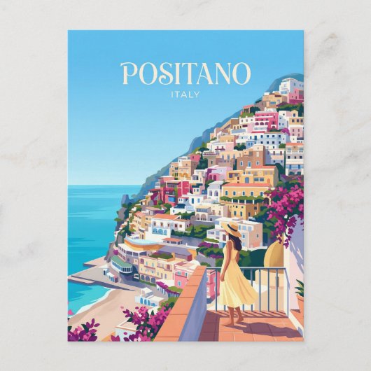 POSITANO ITALIEN POSTKARTE (Vorderseite)