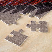 Positano Italien Retro Typografy Travel Puzzle (Seite)