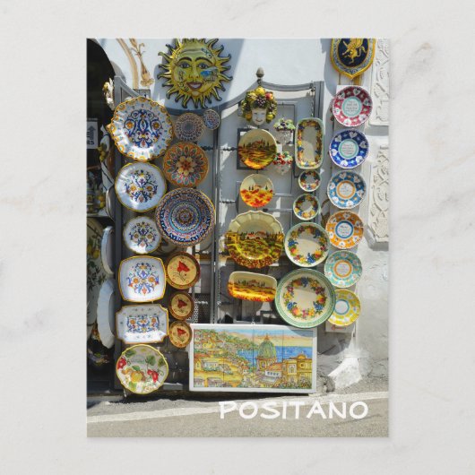 Positano, Italy Postkarte (Vorderseite)