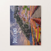 Positano Italy Retro Puzzle (Vertikal)