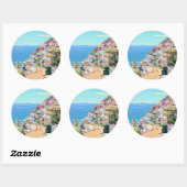 Positano Italy Stickers (Blatt)