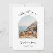 Positano Italy Wedding Save the Date Einladung (Vorderseite)