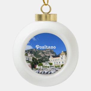 Positano Keramik Kugel-Ornament
