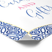 Positano Lemons Duschkarten und Geschenke Poster (Ecke)