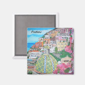 Positano, Magnet (Vorderseite/Rückseite)