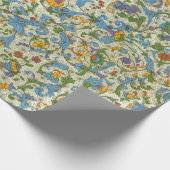 Positano mit Blumen Geschenkpapier (Ecke)