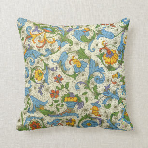 Positano mit Blumen Kissen