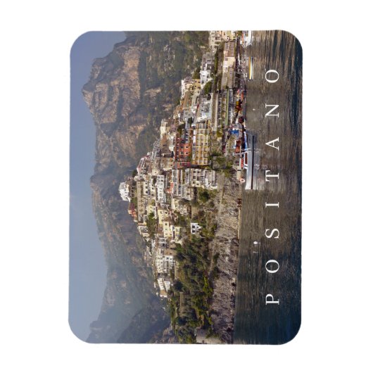 Positano Panoramablick Kühlschrankmagnet Magnet (Vertikal)