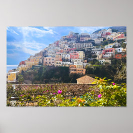Positano - Picturesque Italian Coastal Town Foto Poster
