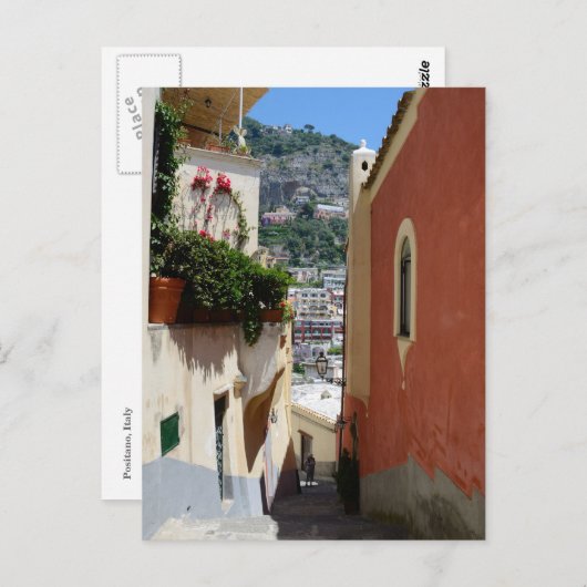 Positano Postcard Postkarte (Vorne/Hinten)