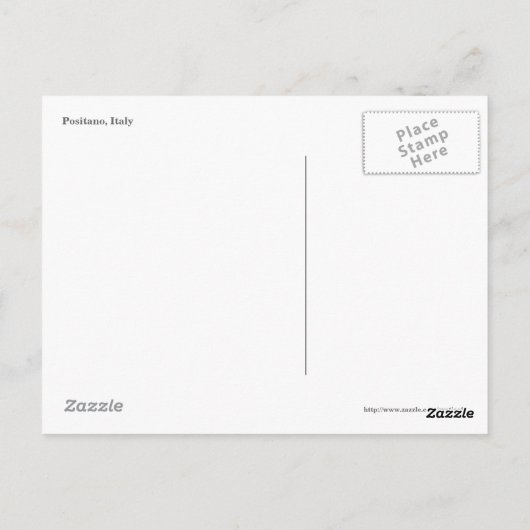 Positano Postcard Postkarte (Rückseite)