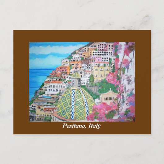 Positano Postcard Postkarte (Vorderseite)