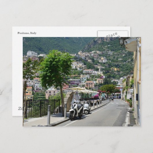 Positano Postcard Postkarte (Vorne/Hinten)