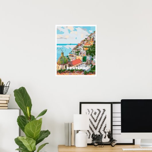 Positano Poster (Heimbüro)