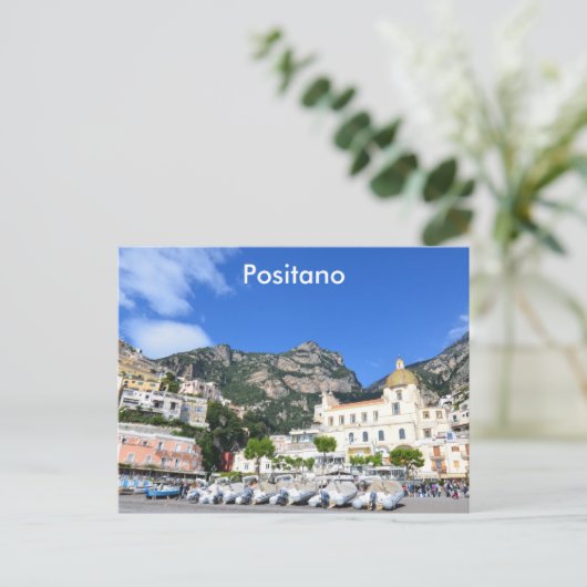 Positano Postkarte (Stehend Vorderseite)