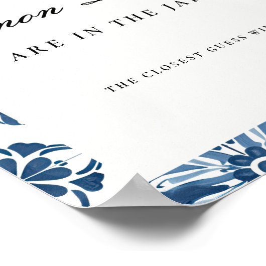 Positano rät, wie viele Lemon Brautparty-Zeichen Poster (Ecke)