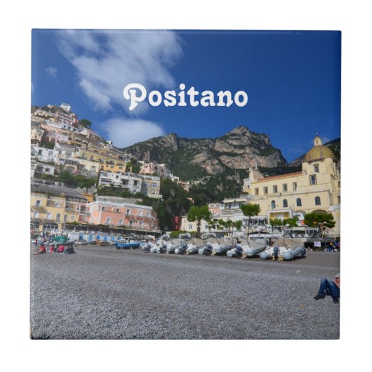 Positano Strand Fliese (Vorderseite)