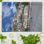 Positano Strand Geschirrtuch (Gefaltet)