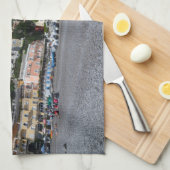 Positano Strand Geschirrtuch (Viertel Falte)
