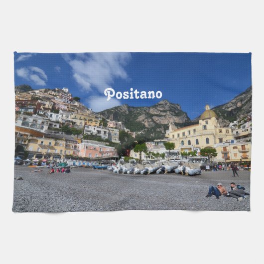 Positano Strand Geschirrtuch (Horizontal)