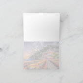 Positano Strand-Italien-Klippe steuert Karte (Innenseite)