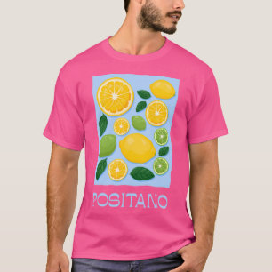 Positano und Amalfi Lemon und Limon T-Shirt