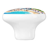 Positano Village, Italien, italienische Küstenstad Keramikknauf (Seitenansicht)