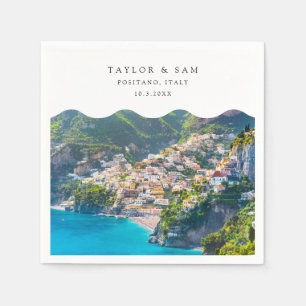 Positano Wedding Amalfi Küste Foto Napkins Serviette