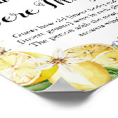 Positano wie alt waren sie Brautparty-Spiel Poster (Ecke)