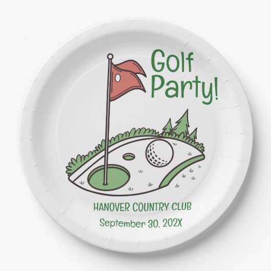 Position, Datum des benutzerdefinierten Party Pappteller (Vorderseite)