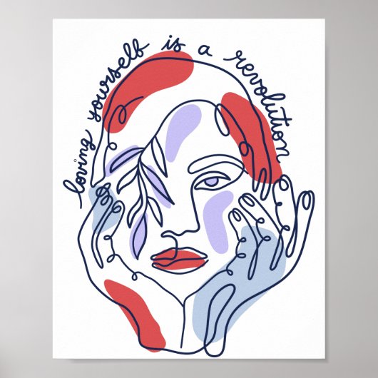 Positionsmeldungen am Körper Poster (Vorne)