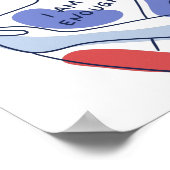 Positionsmeldungen am Körper Poster (Ecke)