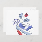 Positionsmeldungen am Körper Postkarte (Vorne/Hinten)