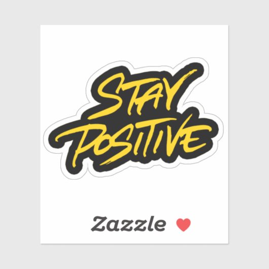 Positiv bleibe aufkleber (Blatt)