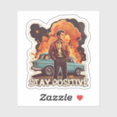 Positiv bleibe aufkleber (Blatt)