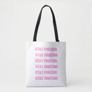 Positiv bleibe, bleibe Kampf Tasche