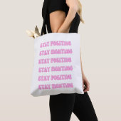 Positiv bleibe, bleibe Kampf Tasche (Von Nahem)