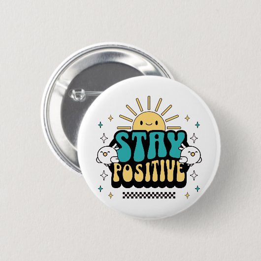 Positiv bleibe button (Vorne & Hinten)