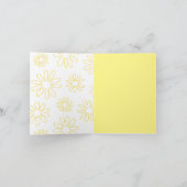 Positiv bleibe (Cartoon-Inspirationsratskarte) Karte (Innenseite)