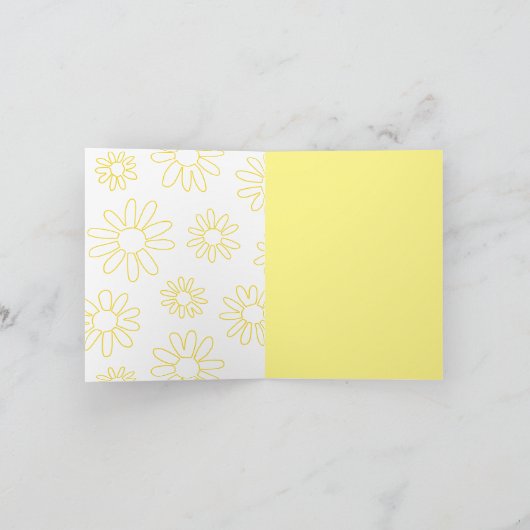 Positiv bleibe (Cartoon-Inspirationsratskarte) Karte (Innenseite)