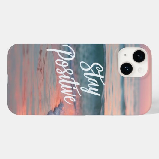 Positiv bleibe Case-Mate iPhone hülle (Rückseite (Horizontal))