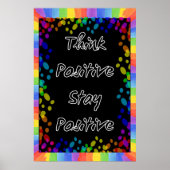 Positiv Bleibe, Eigenmotivation, Poster (Vorne)