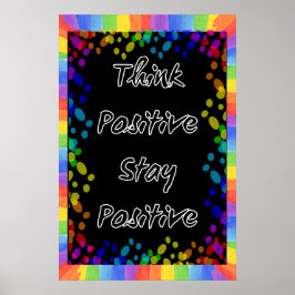 Positiv Bleibe, Eigenmotivation, Poster