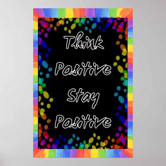 Positiv Bleibe, Eigenmotivation, Poster (Vorne)