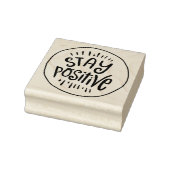 Positiv bleibe gummistempel (Stempel)