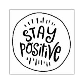 Positiv bleibe gummistempel (Prägung)